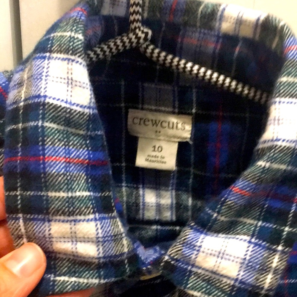 J crew flannel shirt Boys